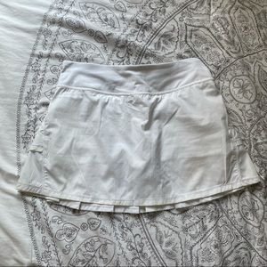 White skirt